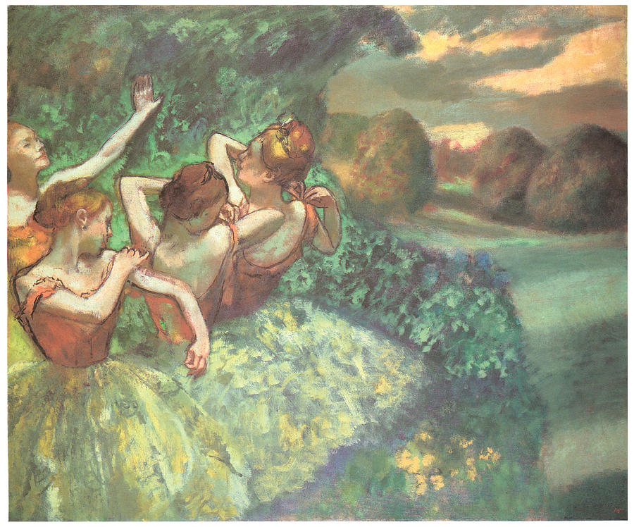 Degas Four Dancers