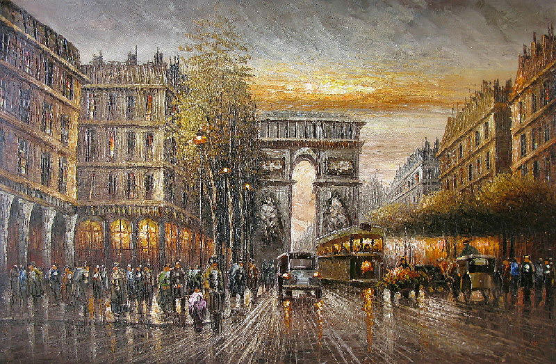 France Oil Painting