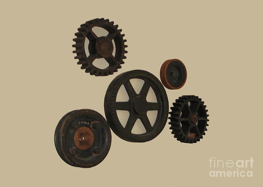 Gears And Pulleys by Renee Trenholm