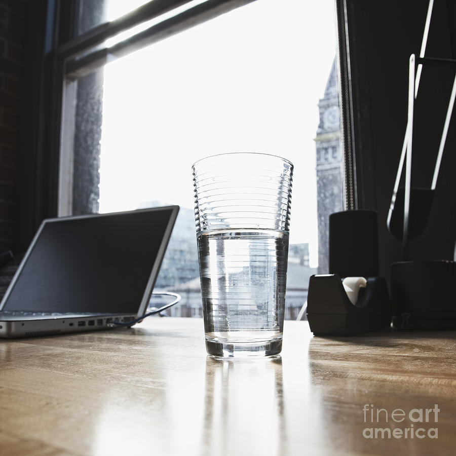 on a desk