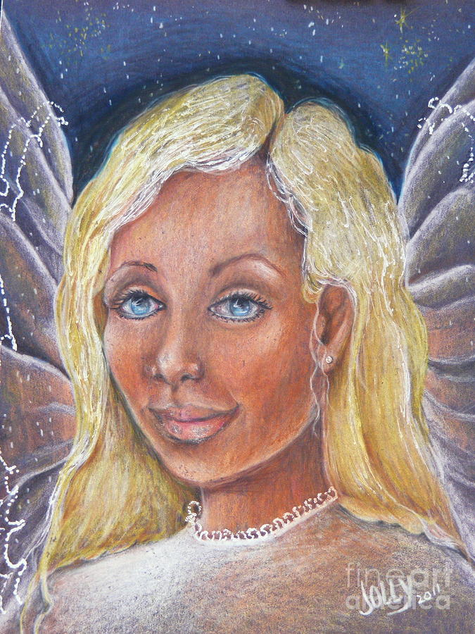 Guardian Angel Drawing Guardian Angel Fine Art Print Jane Jolly Chappell