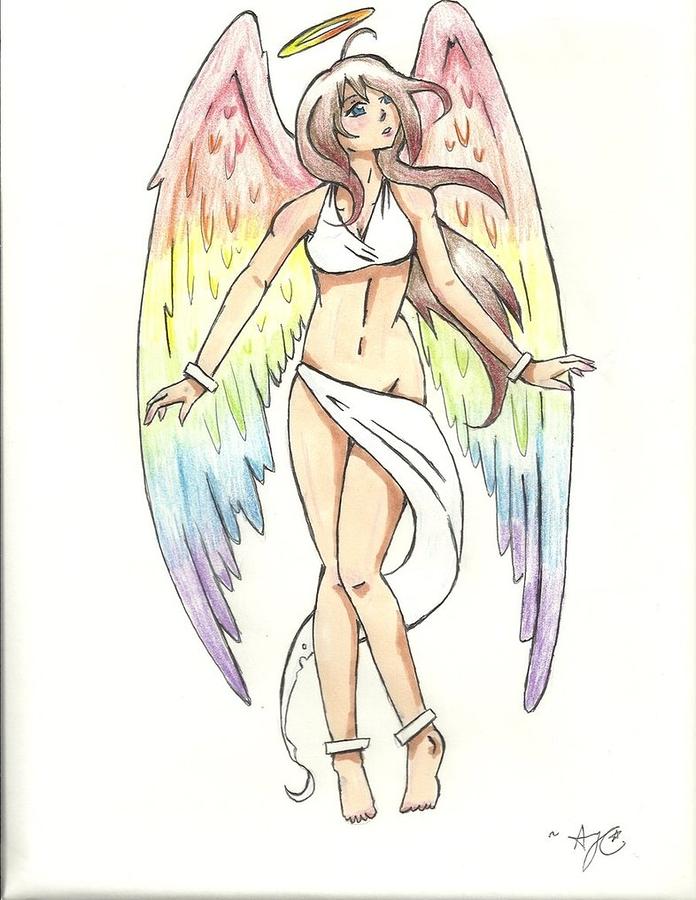 Guardian Angel Drawing Guardian Angel Fine Art Print Kieran Coyle