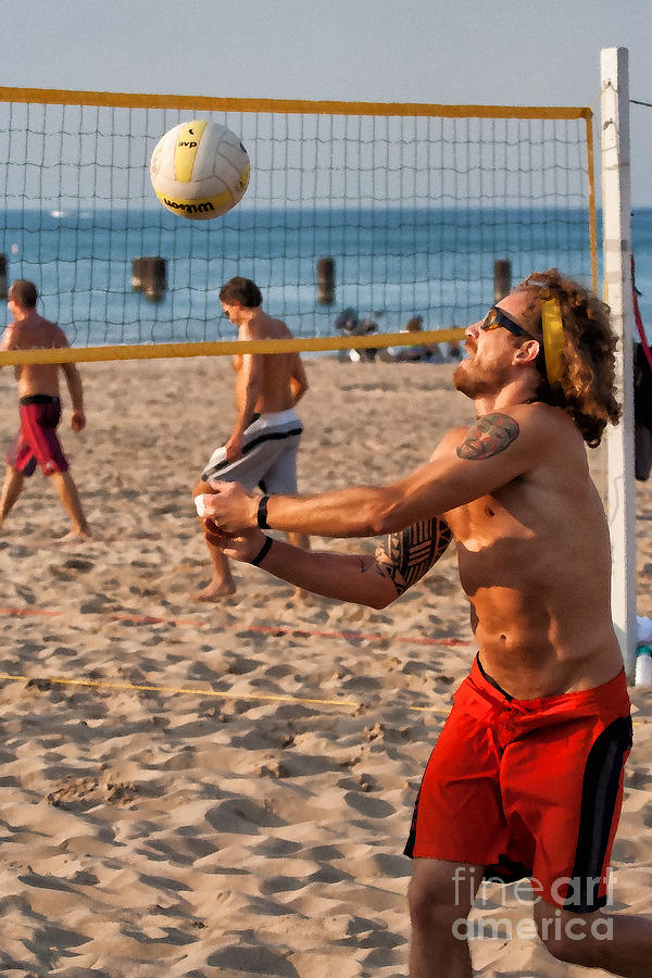 Guy Volleyball