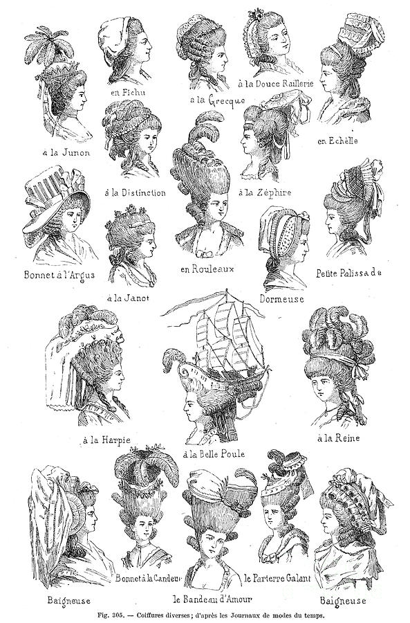 hair styles of the 18th century