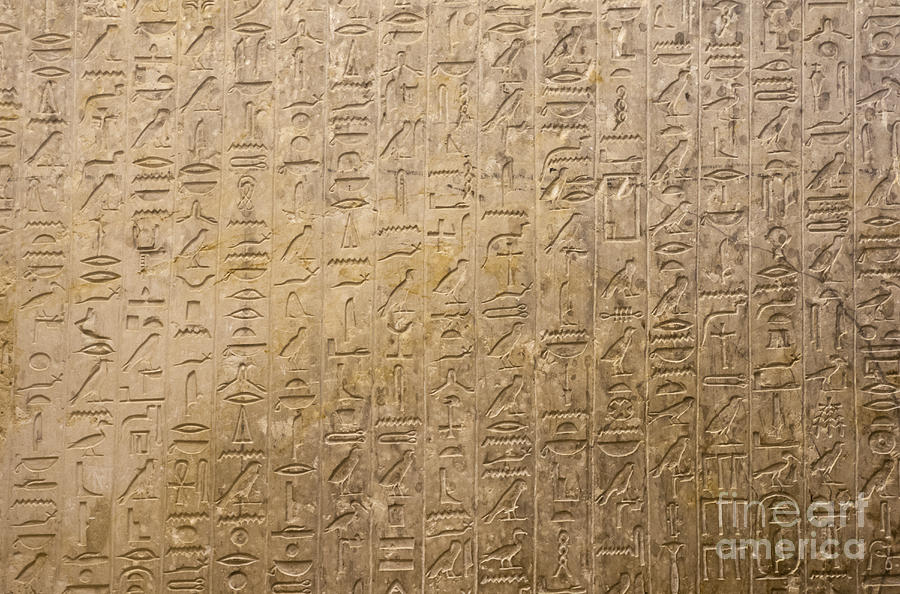 egyptian art hieroglyphics