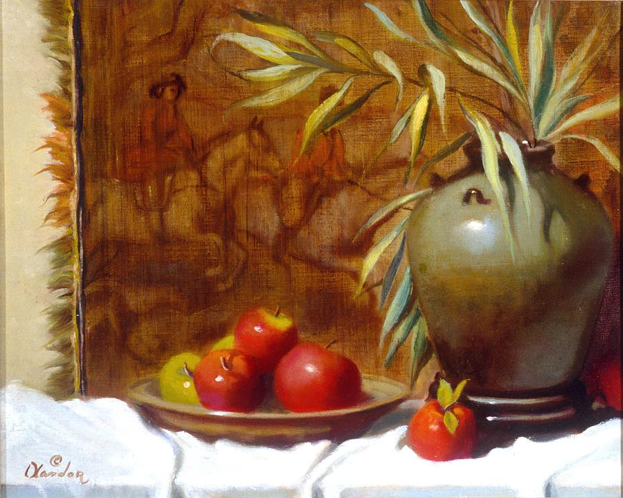  - hunting-tapestry-with-chinese-vase-and-apples-david-olander
