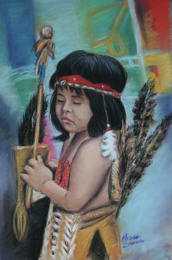 Indian Boy Painting