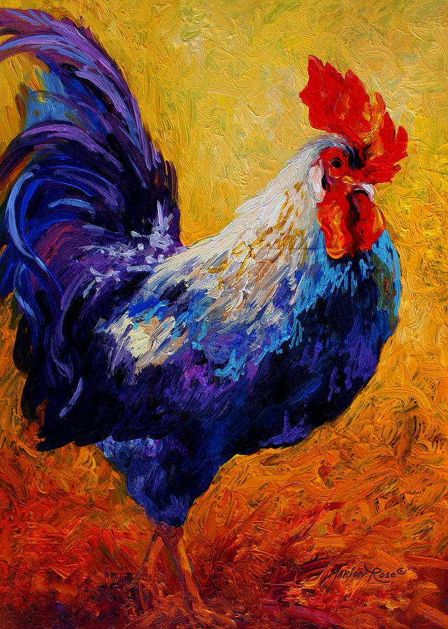 Painting Of Roosters