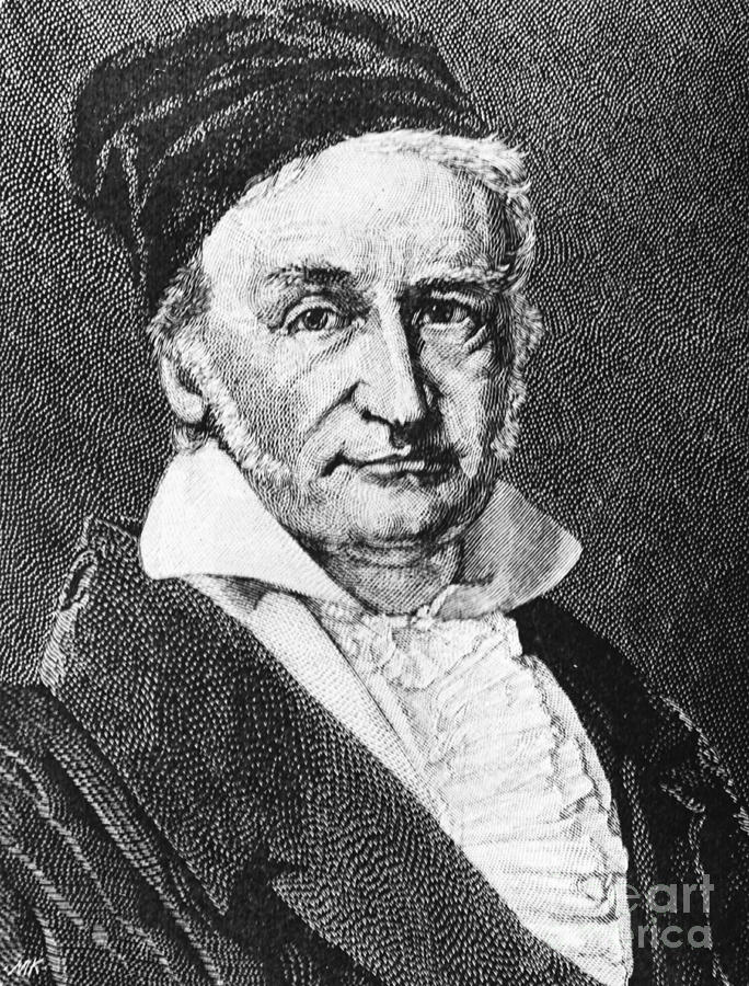 Johann Carl Friedrich Gauss, German Photograph - johann-carl-friedrich-gauss-german-omikron