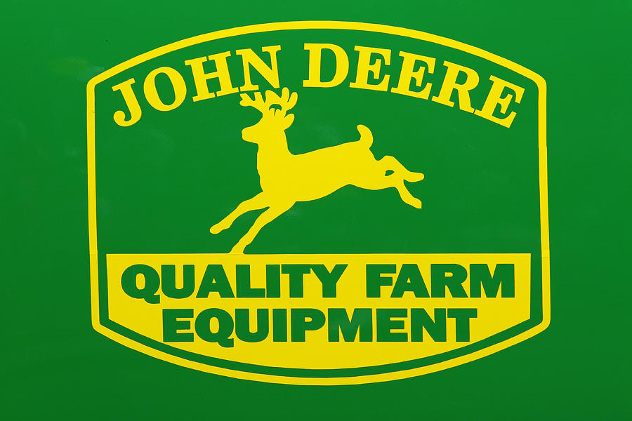 John Deere Farm Equipment Sign by Randy Steele