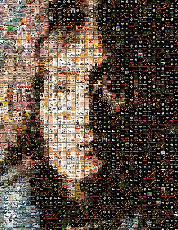 lego john lennon mosaic