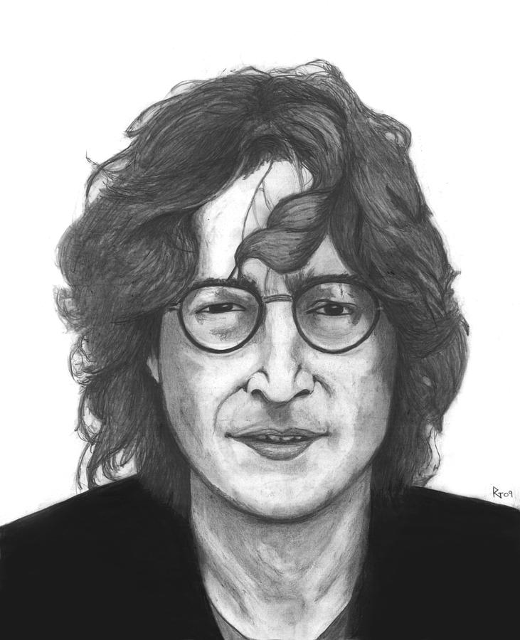 John Lennon by Russell Griffenberg John Lennon Drawing John Lennon
