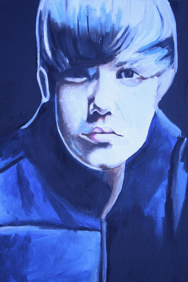 Justin Bieber Portrait Painting Justin Bieber Portrait Fine Art Print
