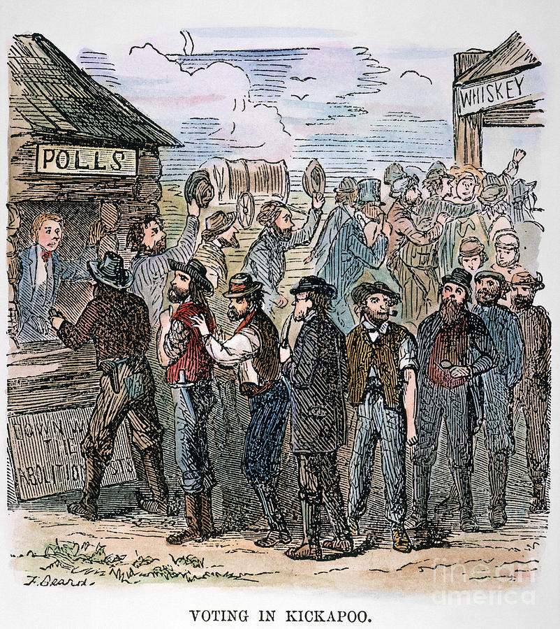 Kansasnebraska Act, 1855 Photograph by Granger