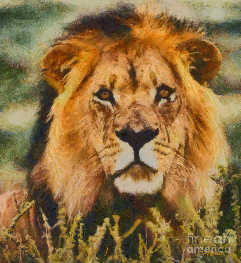 Download this King The Jungle Painting picture