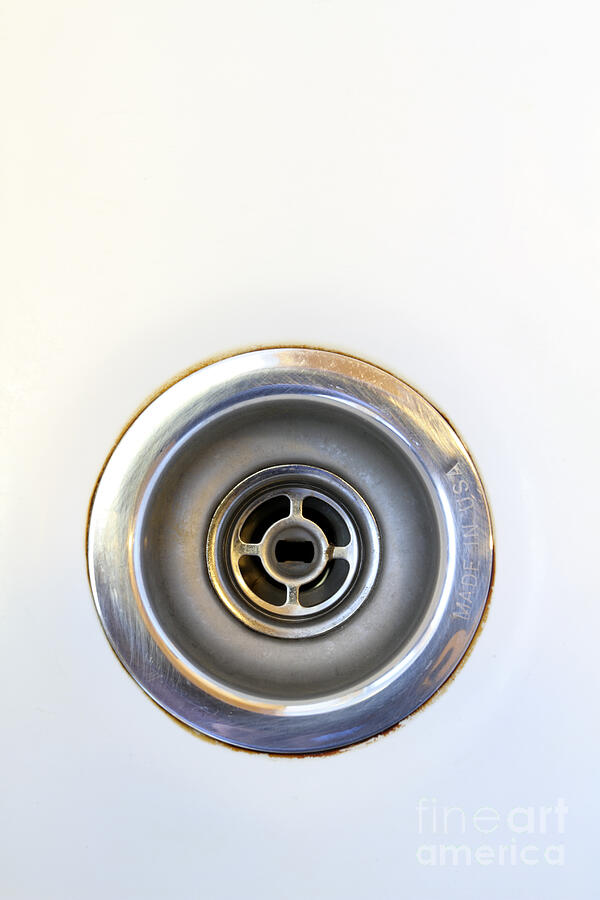 Kitchen Sink Photograph - Kitchen Sink Drain by John Van Decker