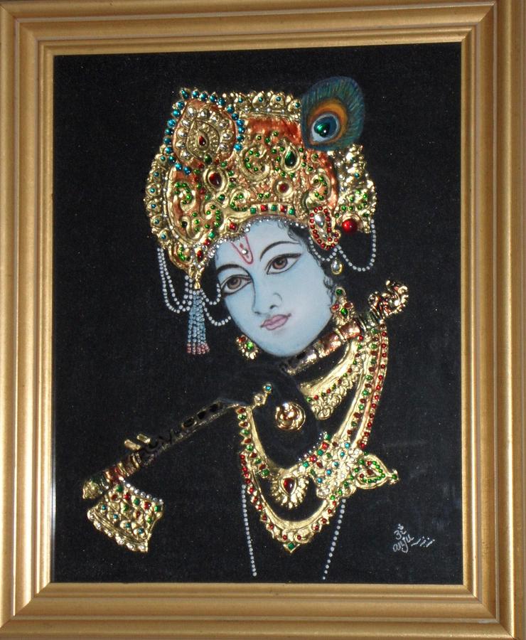  - krishna-with-flute-anju-mittal