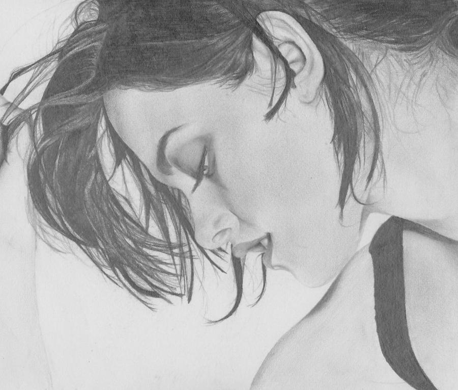 Kristen Stewart Drawing Kristen Stewart Fine Art Print Maria Johnson