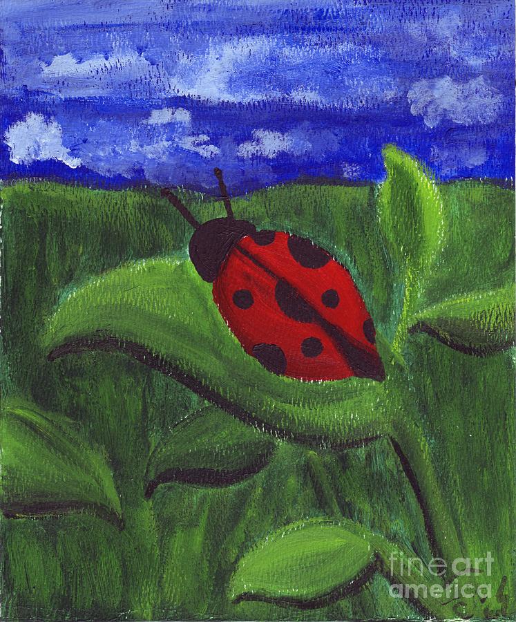 ladybug painting