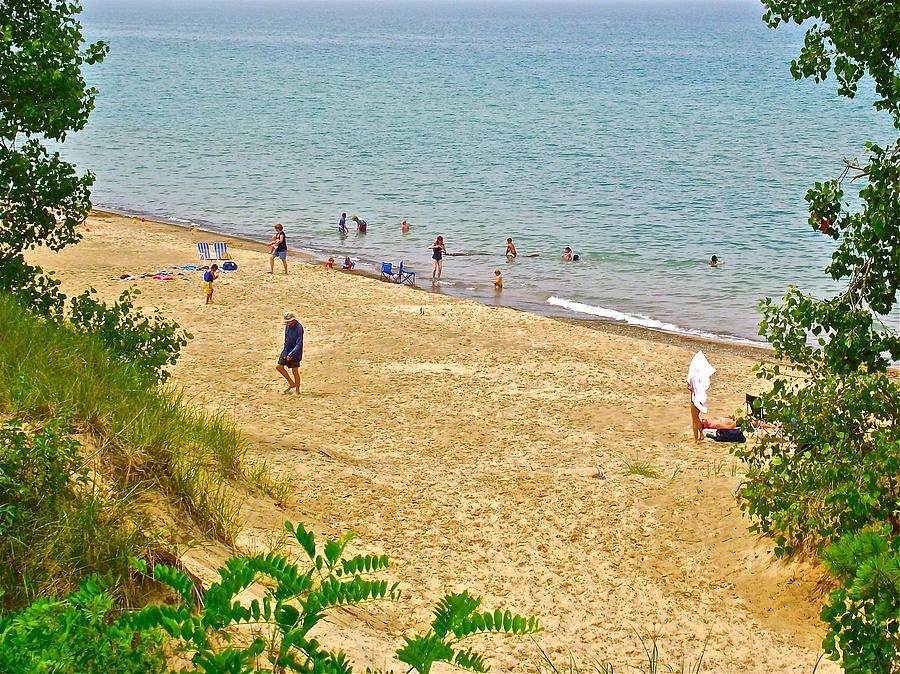 Lake Michigan Shore In Indiana Dunes National Lakeshore Photograph 