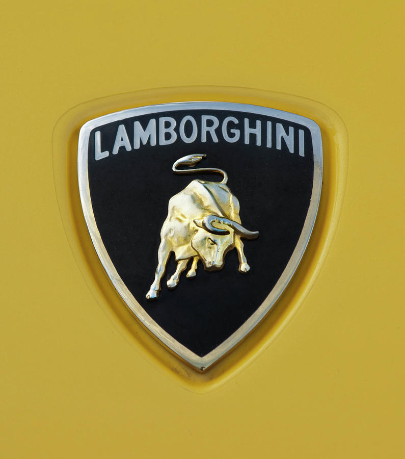 Lamborghini Emblem 2 Photograph Lamborghini Emblem 2 Fine Art Print Jill