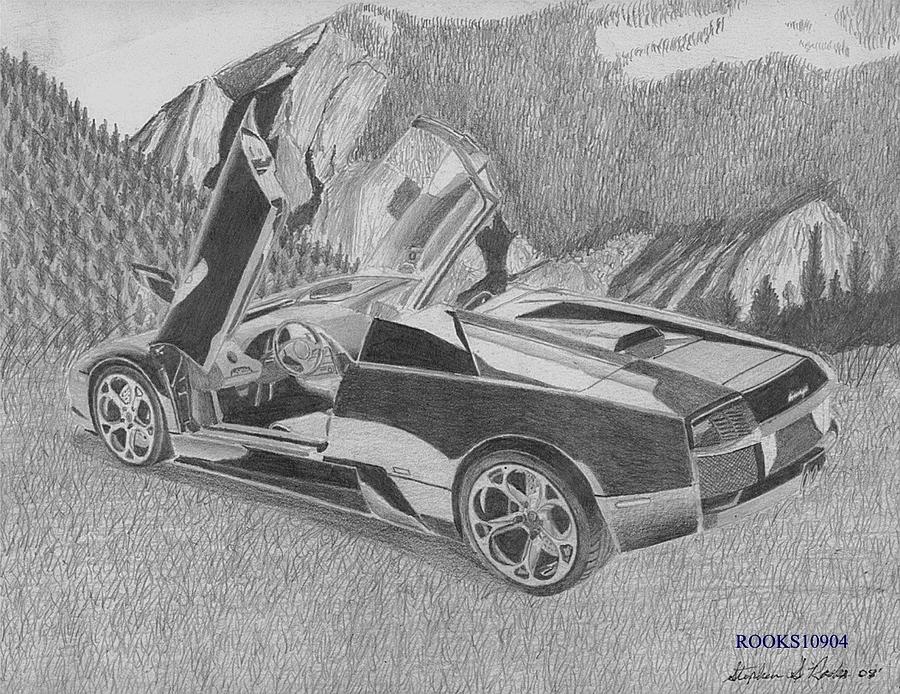 lamborghini murcielago drawing