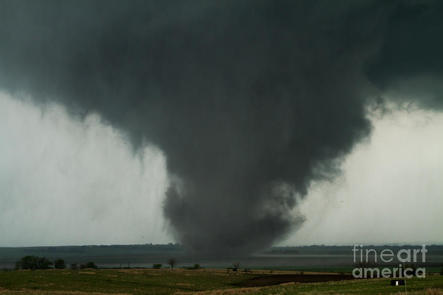 Large Tornado Salina Ks Photograph By David Mabe Fine Art America