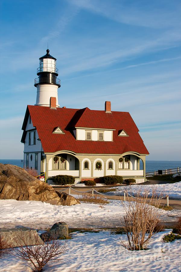 Lighthouse In Winter Photograph By Hideaki Sakurai Fine Art America