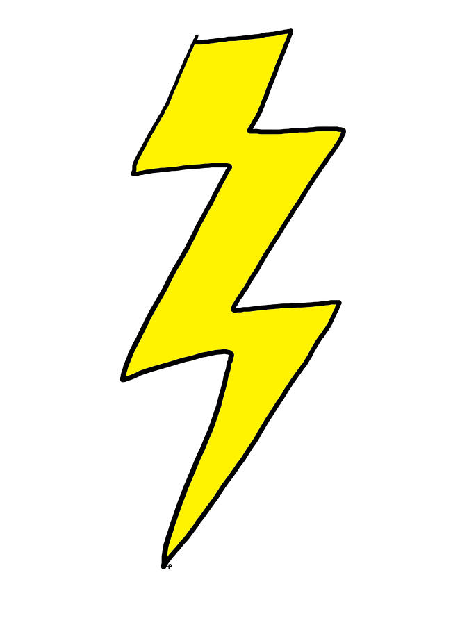 Drawn Lightning Bolt