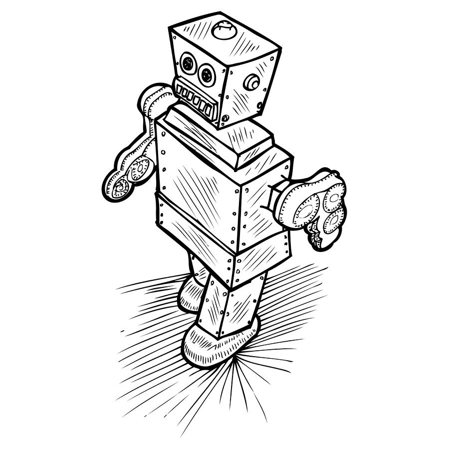 Little Timmy  The Robot by Karl Addison