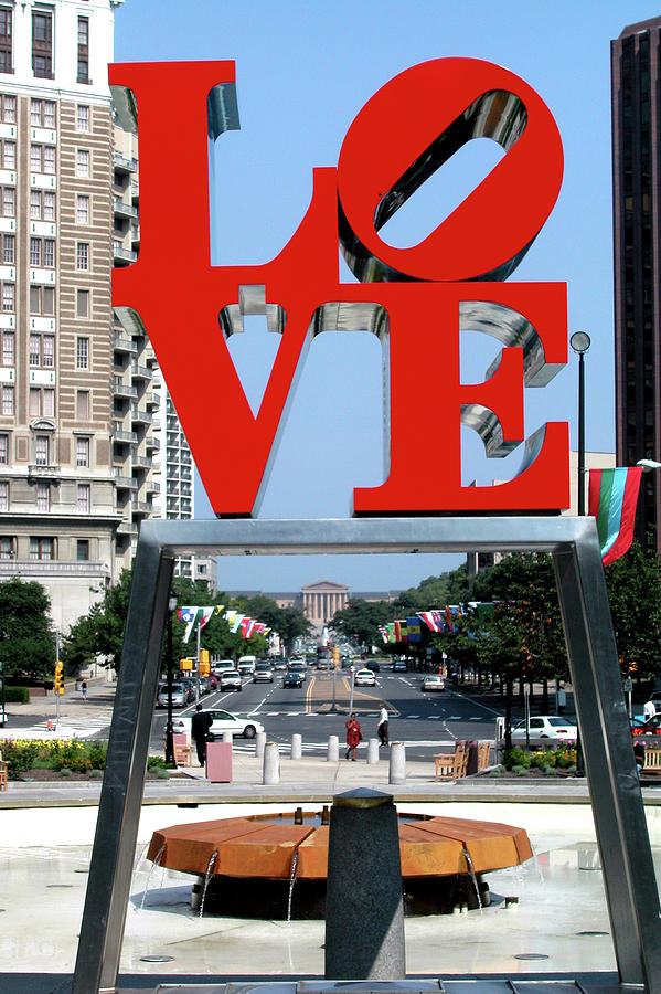 Love Sculpture In Philadelphia by Carl Purcell