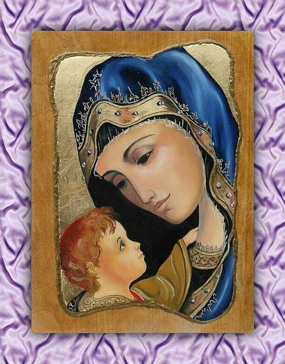 Maica Domnului Cu Pruncul - Virgin Whit Child Painting - maica-domnului-cu-pruncul-virgin-whit-child-buclea-cristian-petru