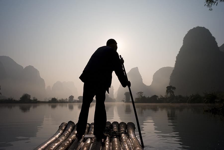 Man On Raft