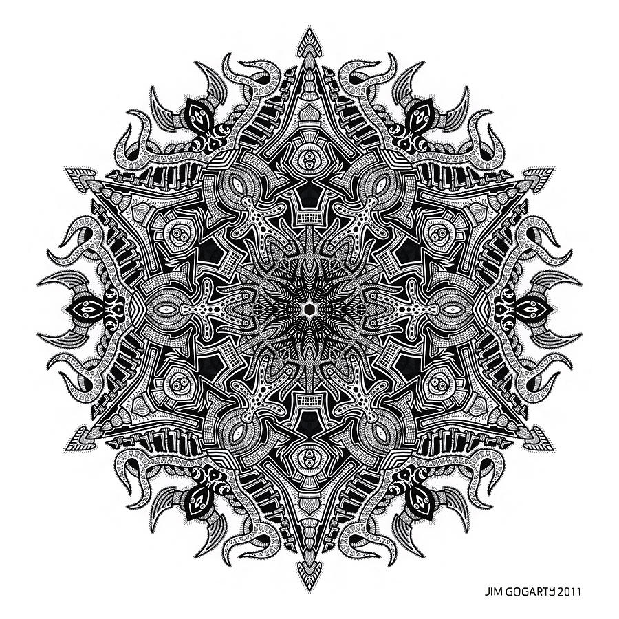 Mandala Drawing 3 Drawing