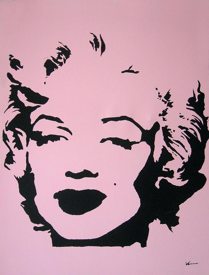 Stencil Marilyn Monroe