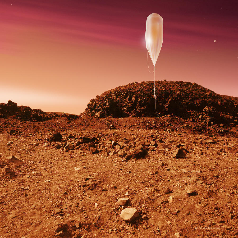 Mars Balloon Exploration Photograph By Detlev Van Ravenswaay Fine Art