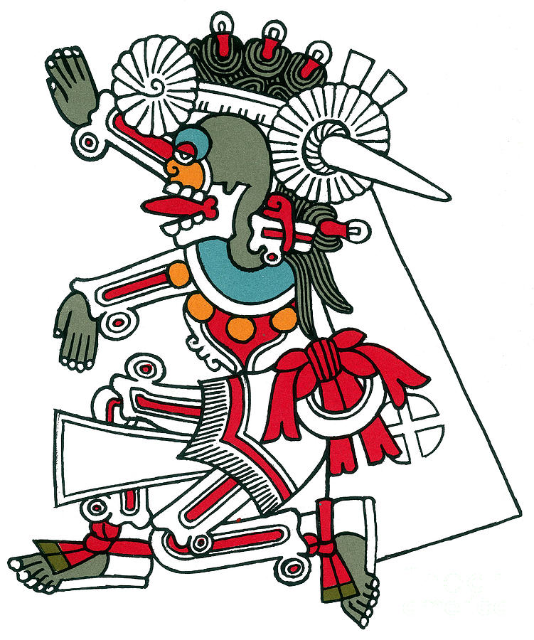 Mictlantecuhtli, Aztec God Of Death by Photo Researchers