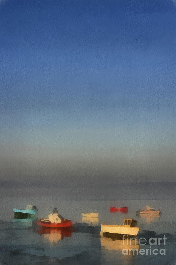 Morecambe Bay Fishing Boats Digital Art By Paul Marcello Fine Art America