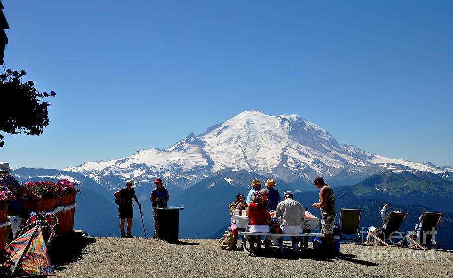 Mount Rainier Seen From Crystal Mountain Summit 7 By Tanya Searcy