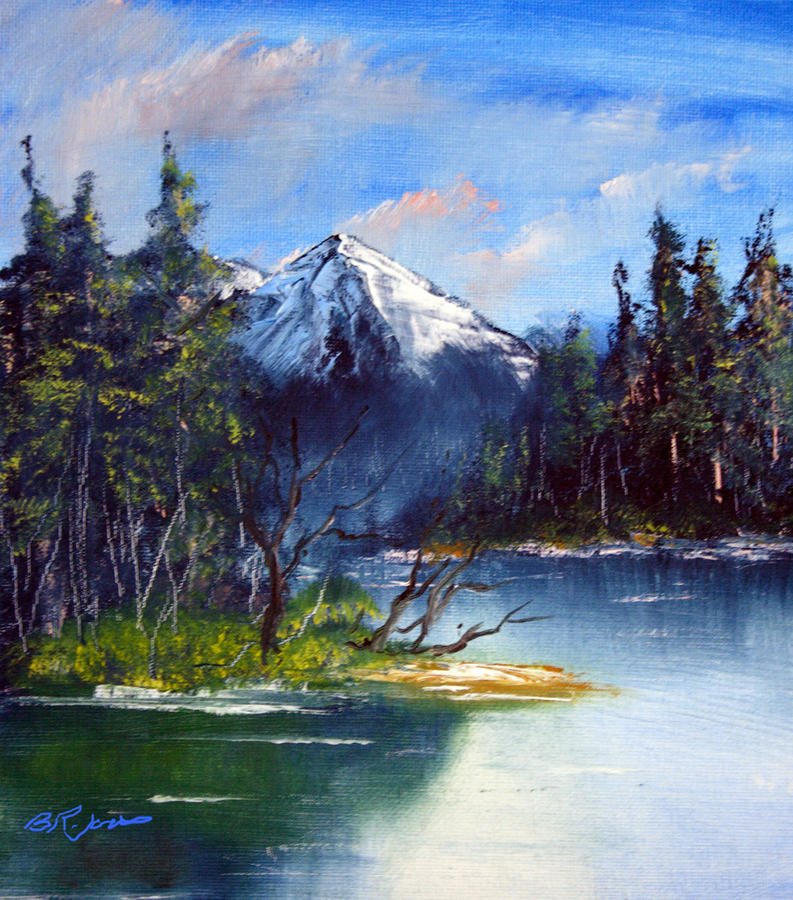 Mountain Lake By Barry Jones