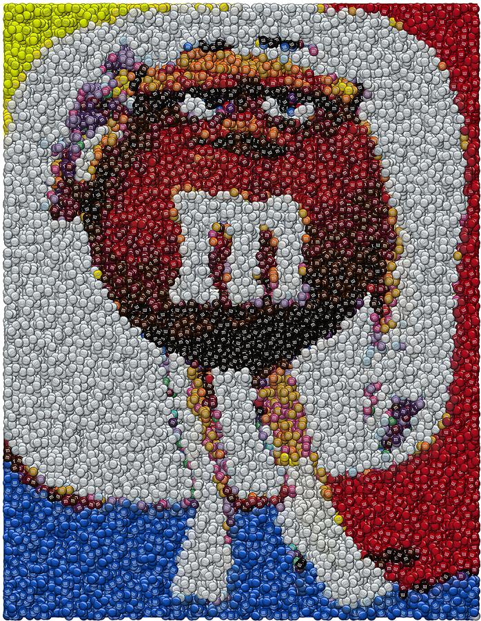 Mrs. Brown Mm Mosaic Drawing by Paul Van Scott