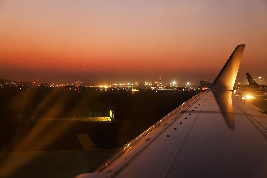 Mumbai Airport Twilight Photograph by Kantilal Patel Mumbai Airport Twilight Photograph by Kantilal Patel
