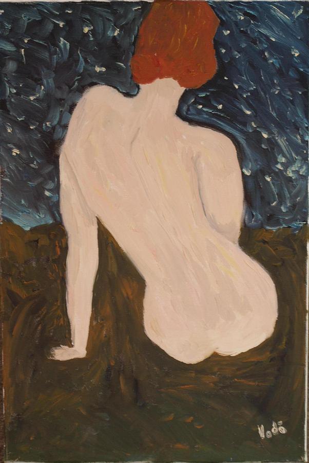 Nude In The Night Painting By Voda Tenerife Pixels