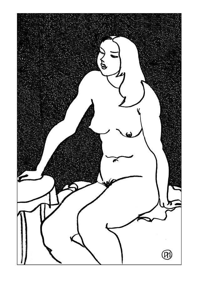 Nude Sketch Drawing By Leonid Petrushin Fine Art America