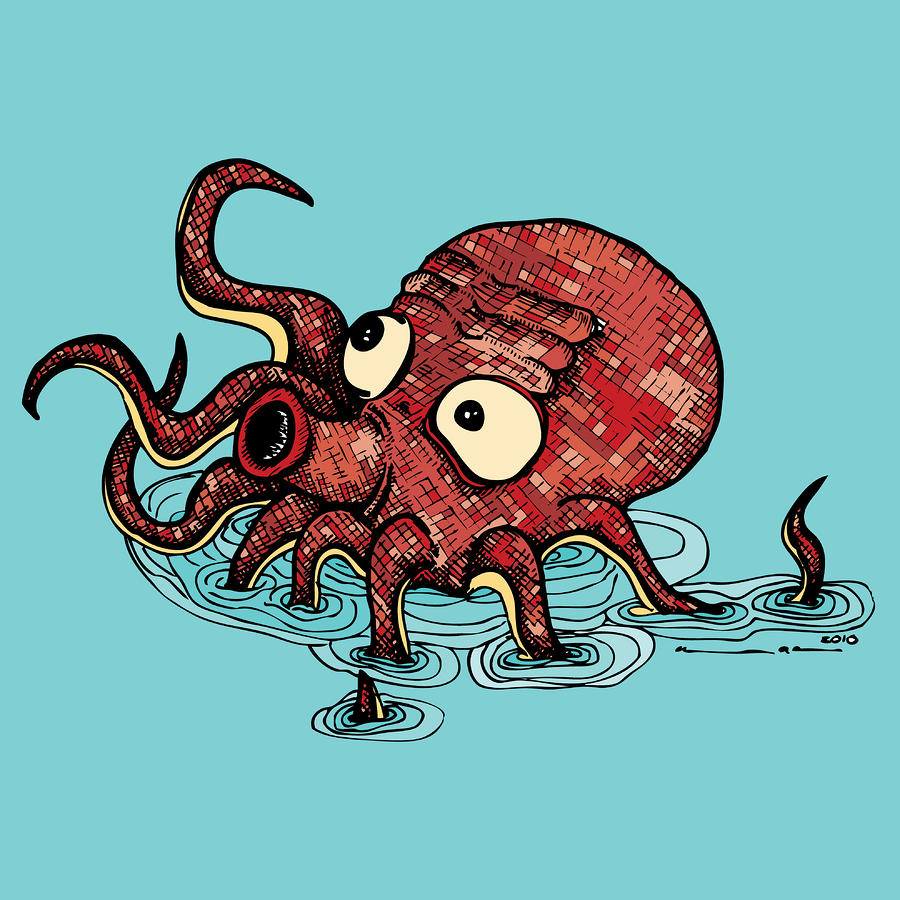 Octopus To Colour