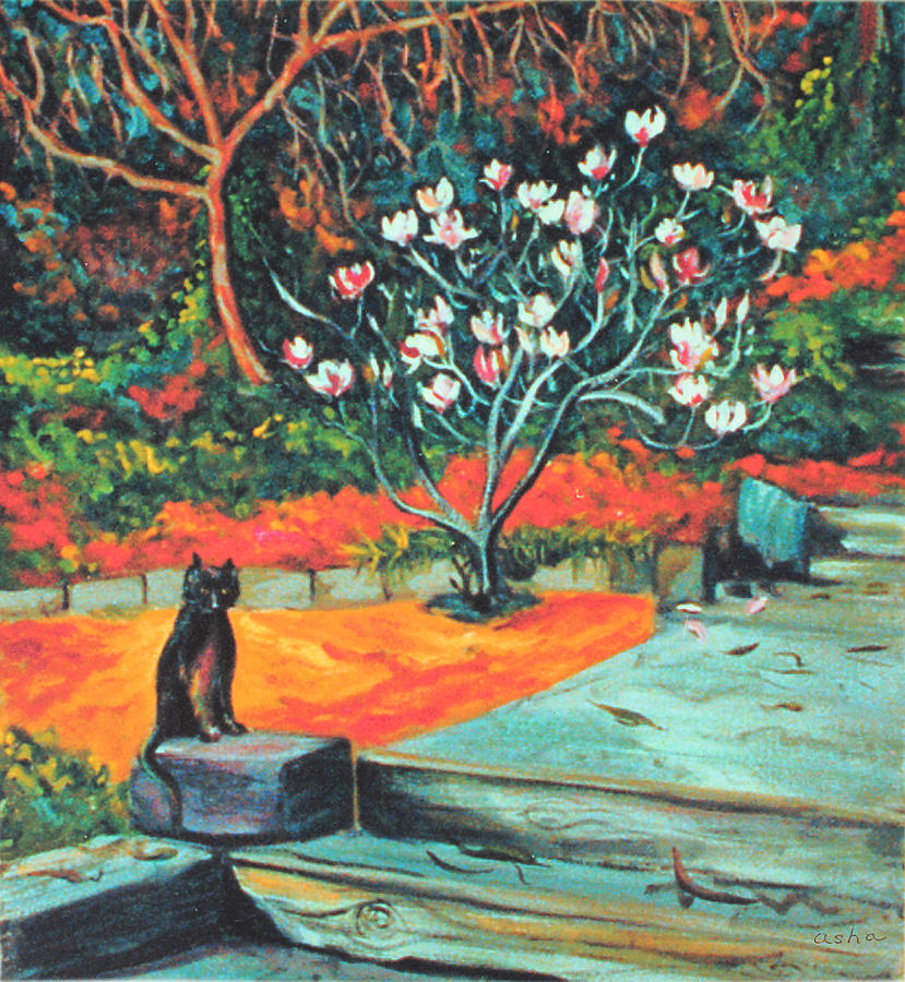 Magnolia Tree Painting