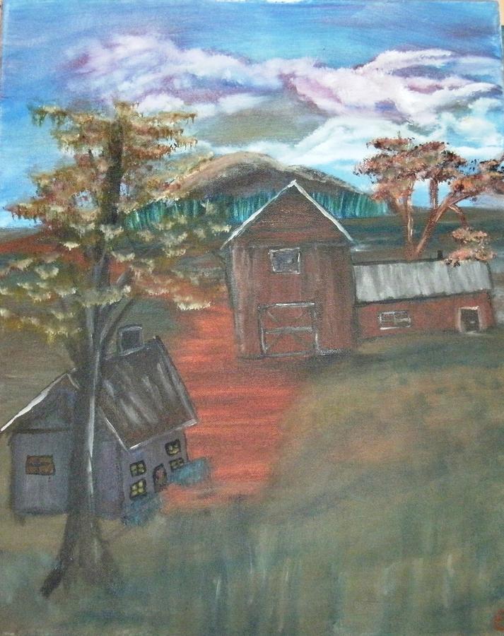 Old Dirt Road Painting