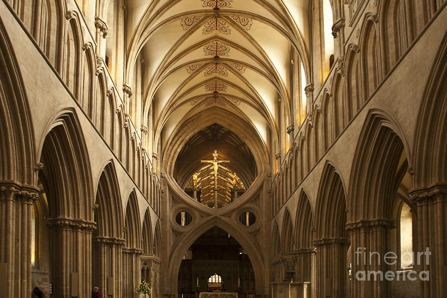 Old English Style Cathedral Photograph Old English Style Cathedral Fine 