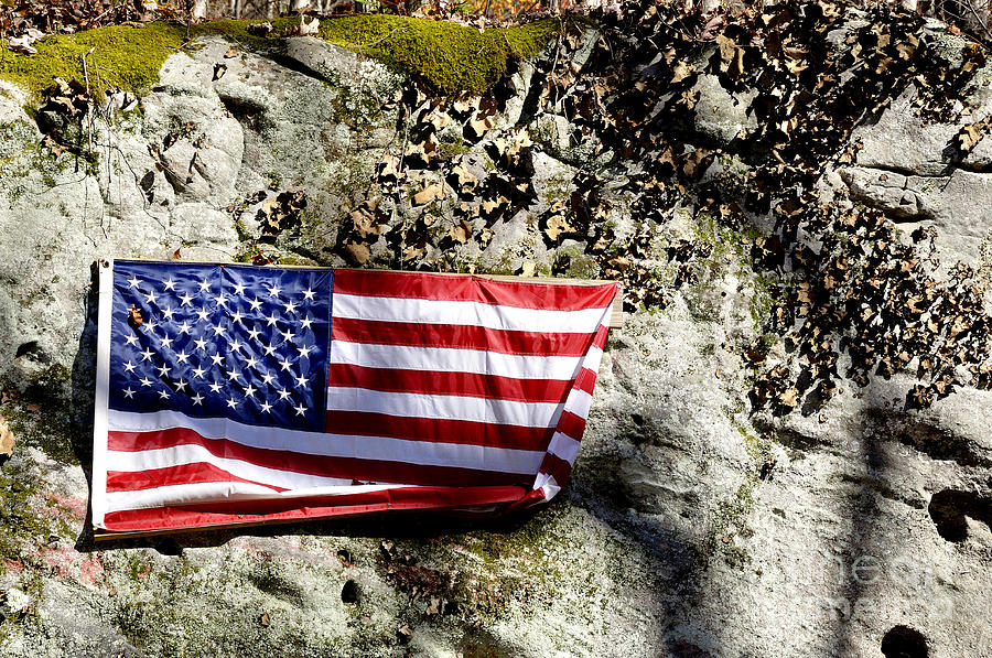  - old-glory-on-a-rock-thomas-r-fletcher