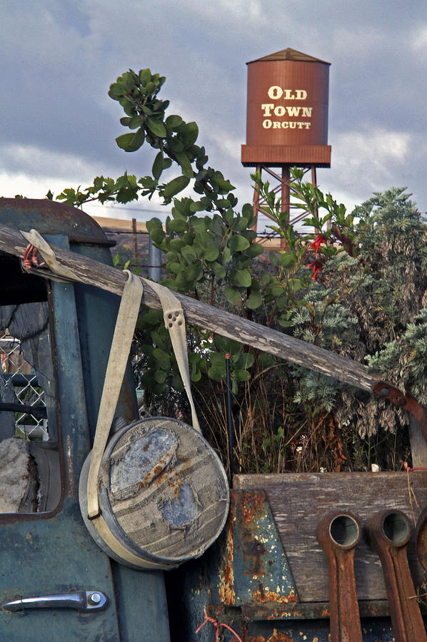 old Orcutt tower and canteen by Gary Brandes